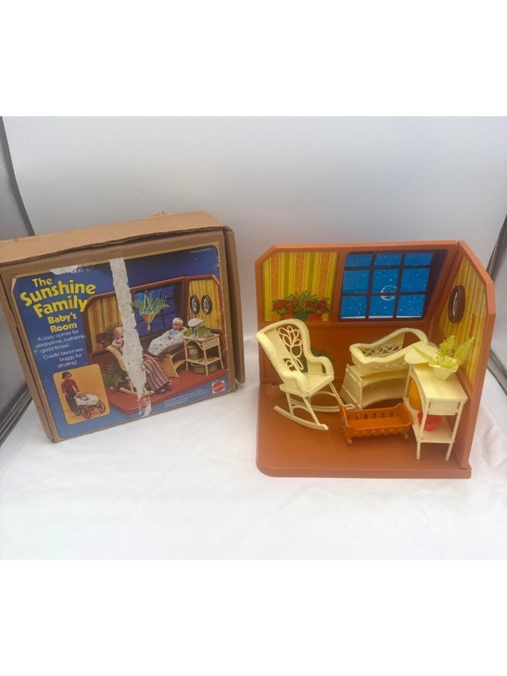 The Sunshine Family Babys Room Vintage Playset Mattel 1974 Furniture & Accessori